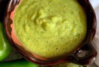 Velvety Tomatillo Avocado Dip