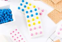 Fun Candy Button Graham Cracker Bars