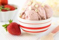 Strawberry Birthday Cake Gelato