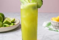 Crisp Pineapple Cucumber Agua Fresca
