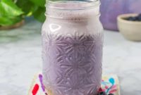 Dairy-Free Blueberry Velvet Agua Fresca