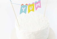 Instant Party Cake Bunting