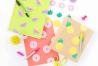 DIY Back to School Notebook Stickers