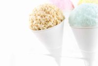 Simple Krispie Snow Cone Treats