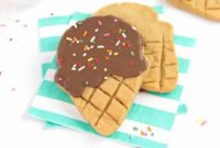 No-Roll Peanut Butter Ice Cream Cookies