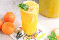 Refreshing Mandarin Mint Agua Fresca