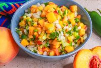 Sweet Heat Peach Salsa