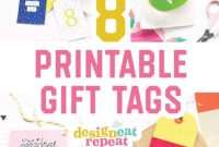Wrap Gifts with Style: 8 Free Printable Tags