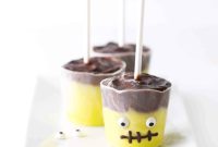 Chilling Frankenstein Pudding Pops