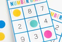 Print and Play Number Bingo
