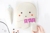 Spooktacular Ghost Cookie Bars