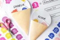 Printable Ice Cream Reward Chart
