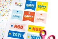 DIY Birthday Gift Tags to Print