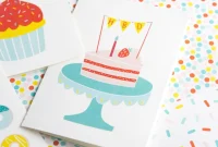 Free Printable Birthday Cake Card