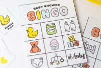 Free Printable Baby Shower Bingo Game