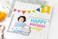 Printable Birthday Scrapbook Delights