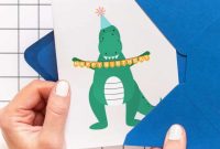 Roar-some Printable Dino Birthday Card