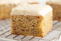 The BEST Frosted Banana Bars