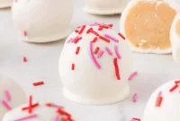 Valentines Day Sugar Cookie Truffles