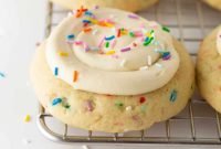 Frosted Funfetti Cookies