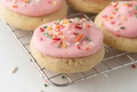 Pillowy Soft Frosted Sugar Cookies