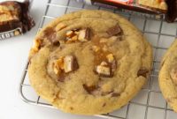 Decadent Chewy Snickers Cookies
