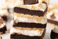 Gooey S’mores Cookie Bars