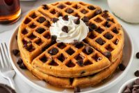 Sweet Morning Chocolate Chip Waffles