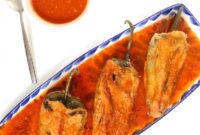 Savory Bacon and Ground Beef Chiles Rellenos