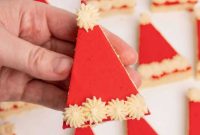 Festive Santa Hat Cookie Bars