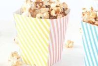 Print Your Own Free Popcorn Box Template