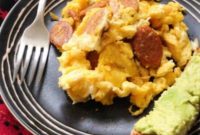 Hot Dog and Egg Scramble