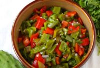 Vibrant Nopalitos and Roasted Red Pepper Salad