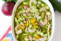Sun-Kissed Mango Shrimp Aguachile