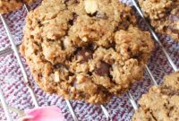 Soft Chewy Vegan Oatmeal Chocolate Chip Cookies