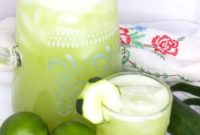 Refreshing Cucumber Lime Agua Fresca