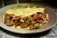 Sizzling Chili Pork Omelette