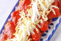 Classic Shredded Beef Enchiladas Rojas