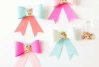 Whimsical Confetti Paper Bows