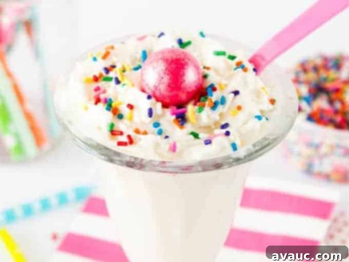 Two glasses of Vanilla Cake Batter Frappuccino on a table