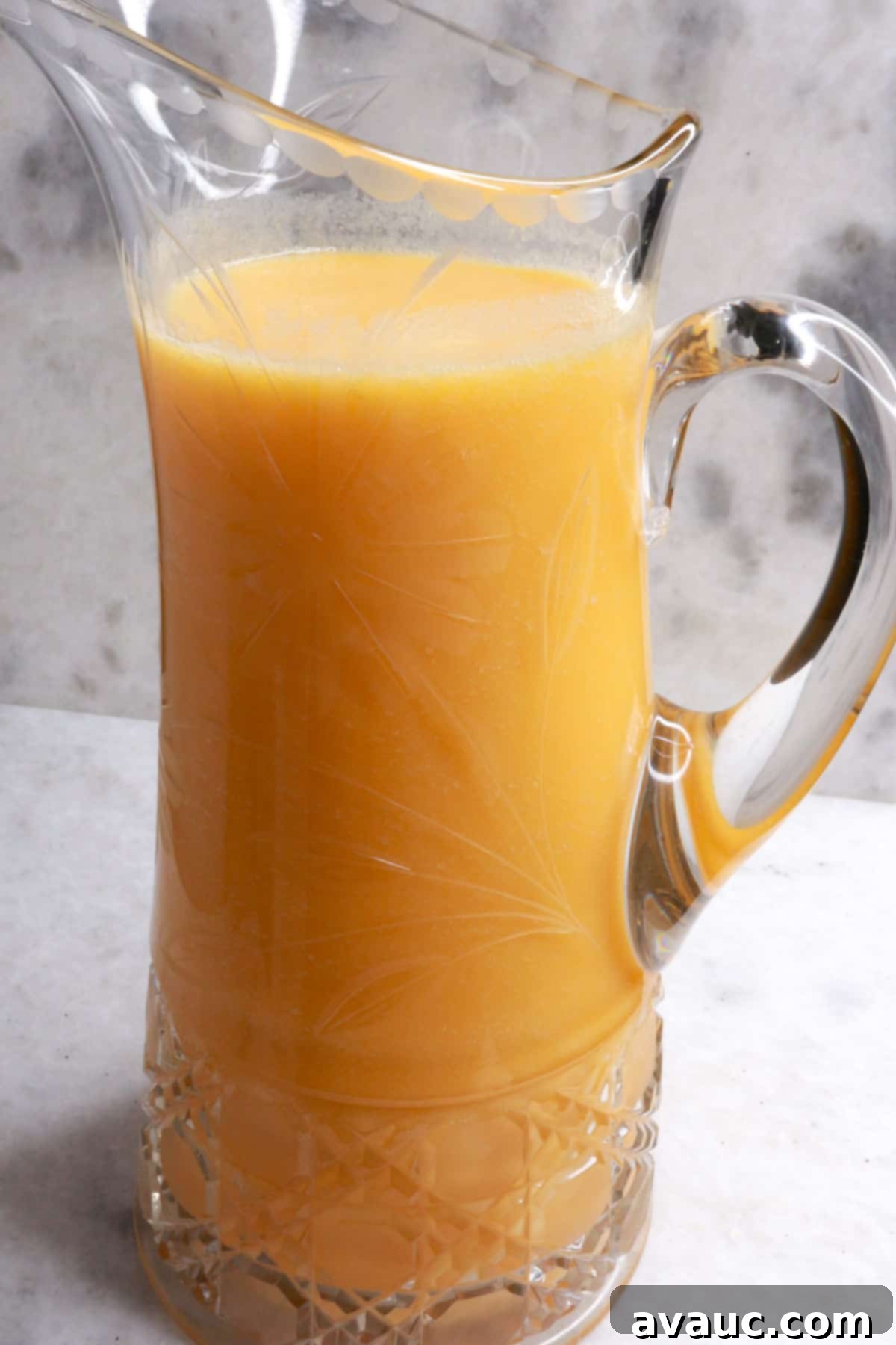 Mexican Melon Refresher 8 A pitcher with cantaloupe Agua Fresca