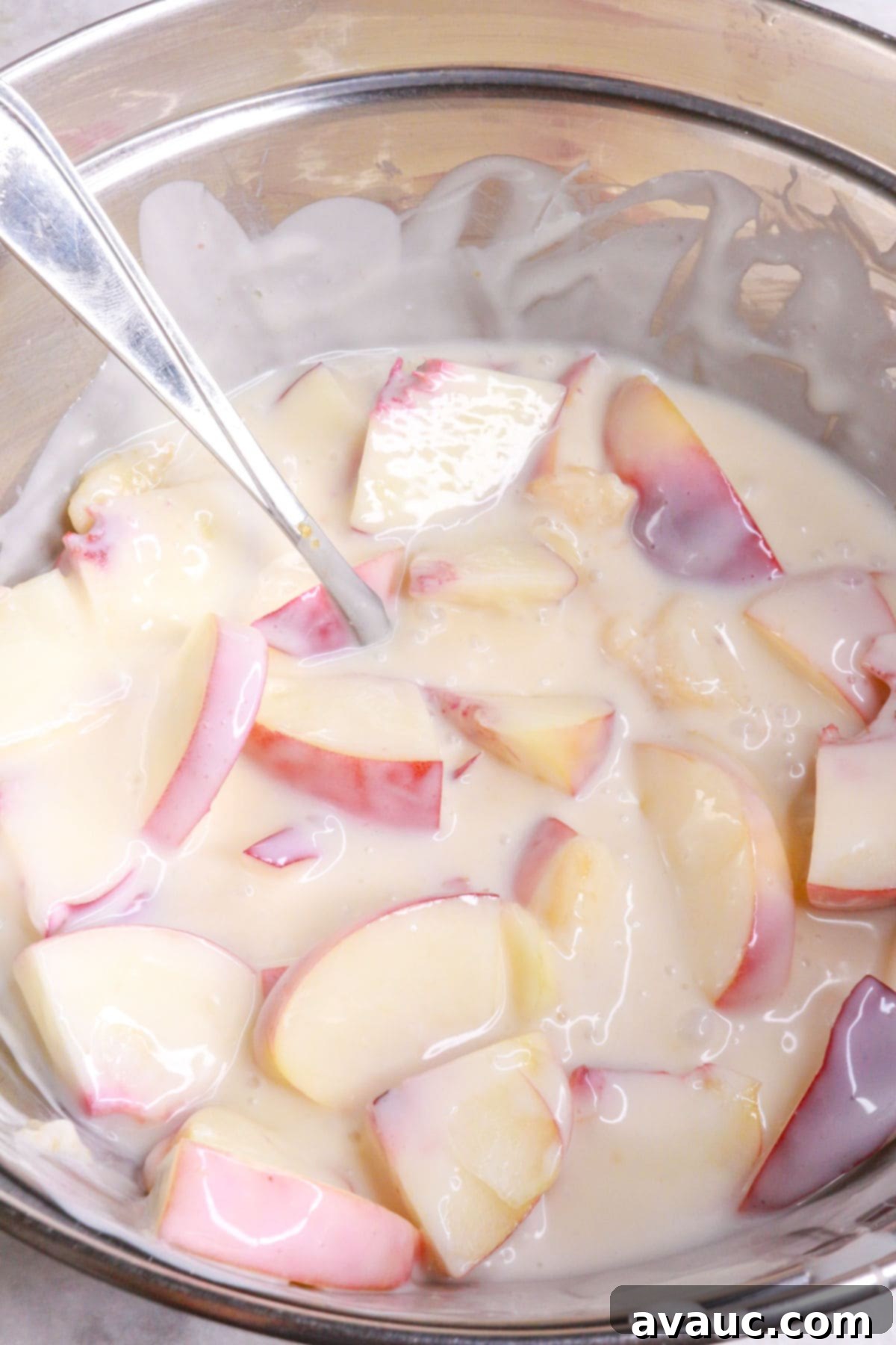 Plant Based Peaches and Cream 8 peaches mixed with cream