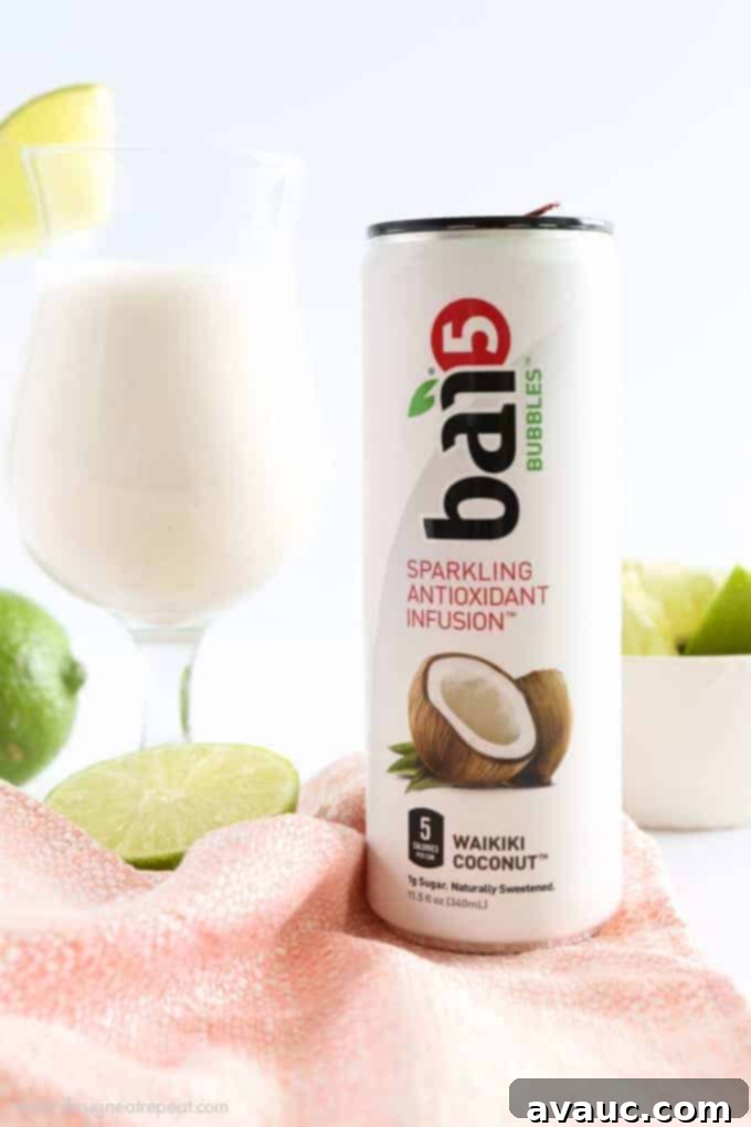 Frozen Vanilla Coconut Lime Refresher – A light and creamy treat