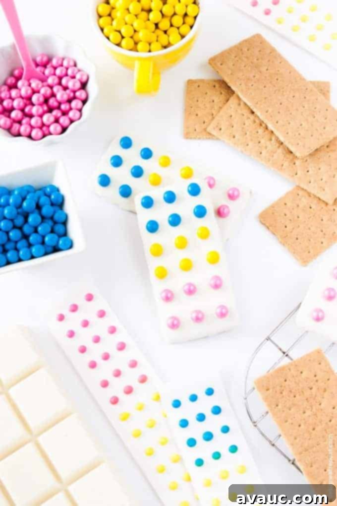 Fun Candy Button Graham Cracker Bars 2 Delicious Candy Button Graham Cracker Bars, a perfect no-bake treat.