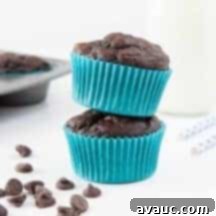 Guilt-Free Double Chocolate Protein Muffins 9 Double Chocolate Protein Muffins recipe image
