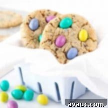 M&M Chocolate Chip Easter Egg Cookies 8 img 11648 7