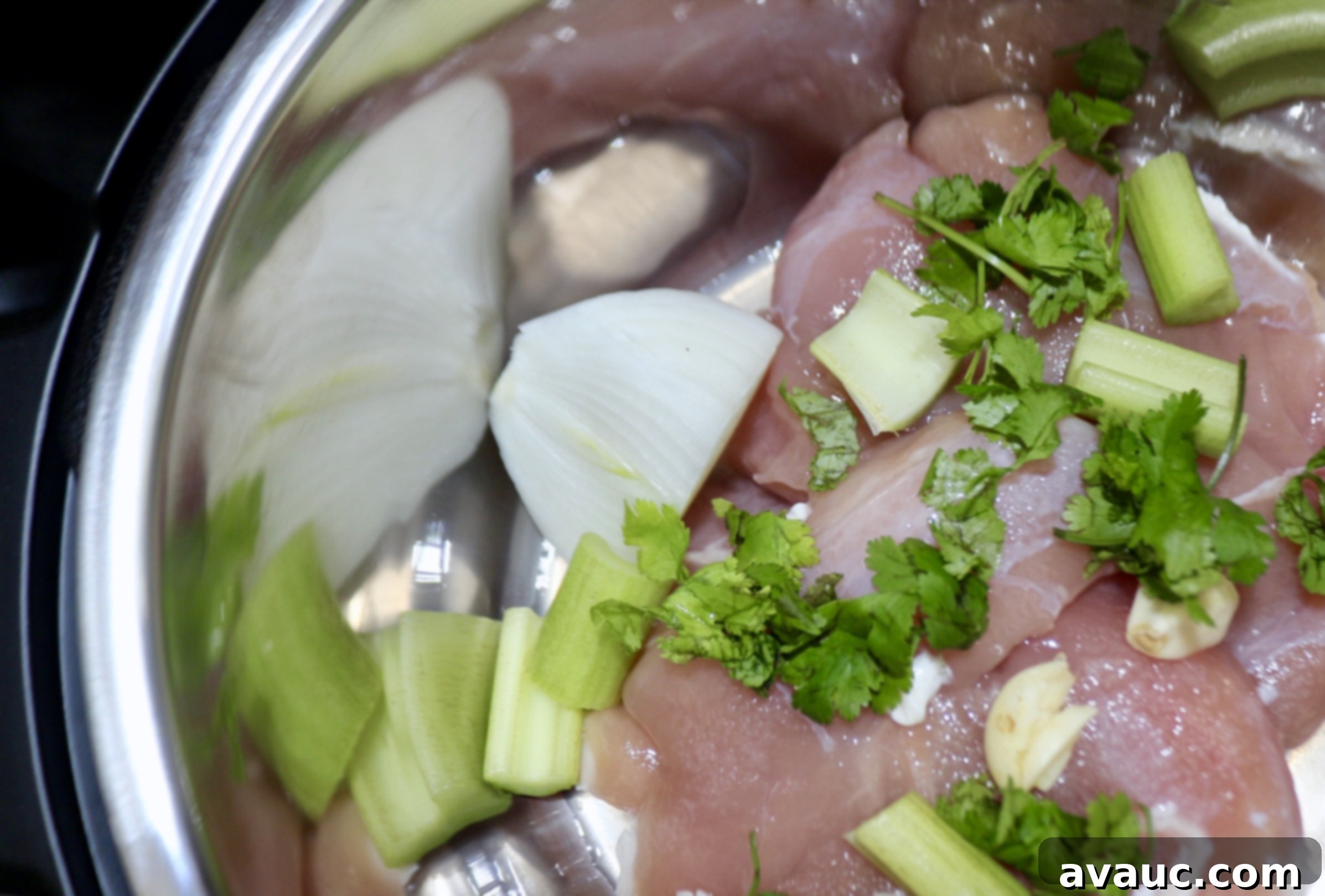 Instant Pot Cilantro Shredded Chicken #instantpotshreddedchicken #shreddedchicken