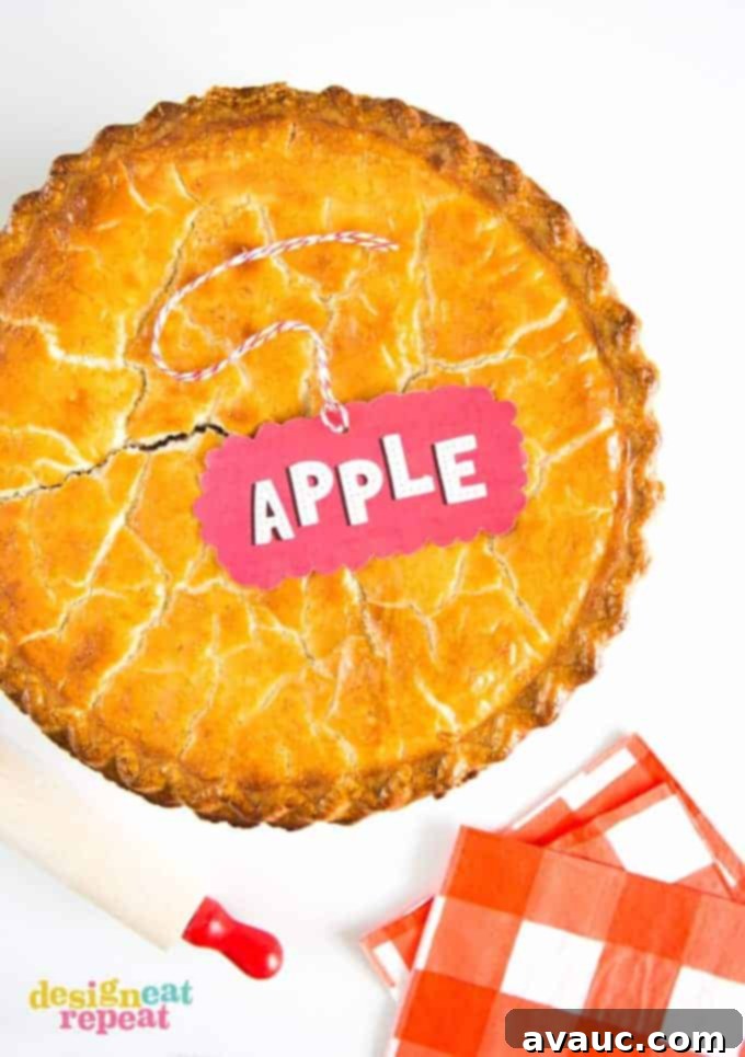 Free Printable Pie Tags!