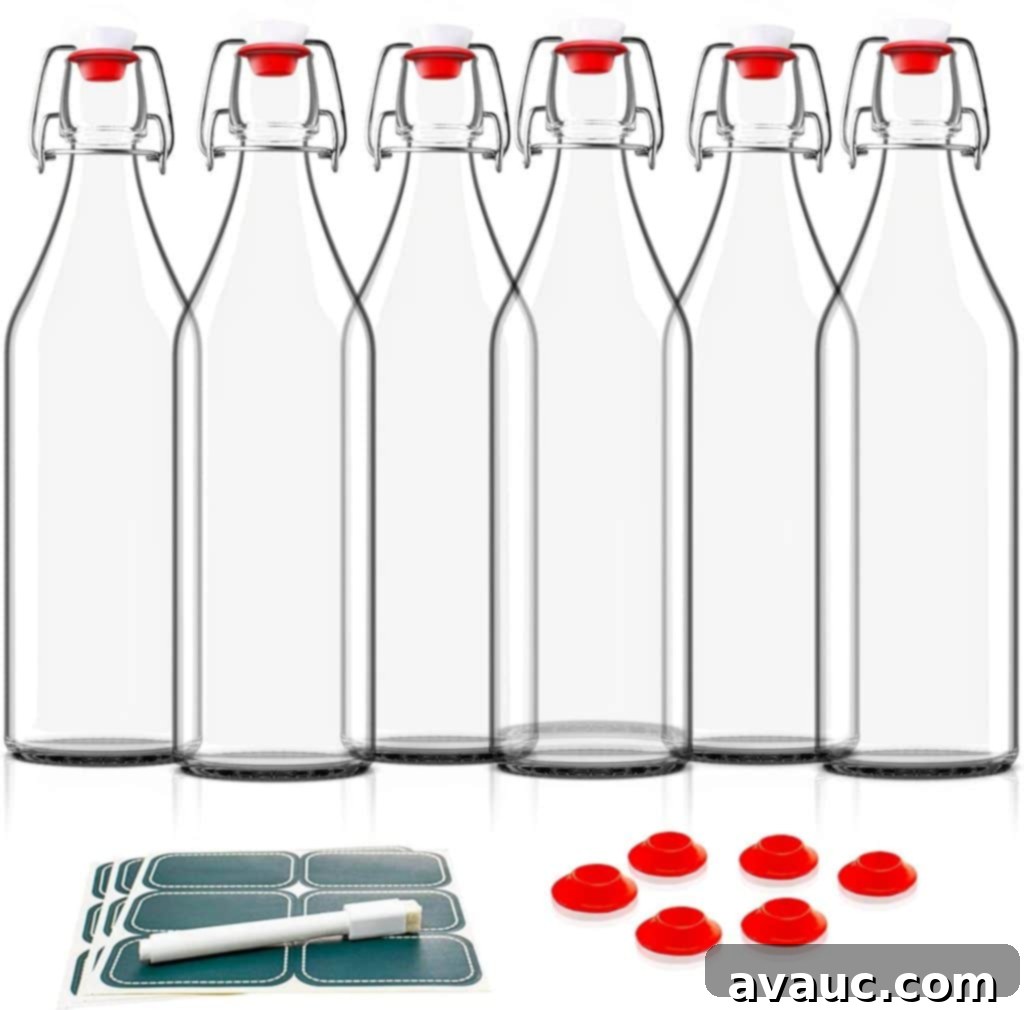 Rompope Mexicos Creamy Eggnog 10 Glass bottles with lids for storing homemade rompope