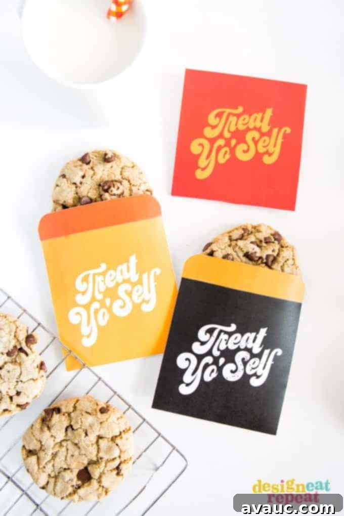 DIY Printable Goodie Bags 2 Treat Yo'Self Printable Treat Bags!
